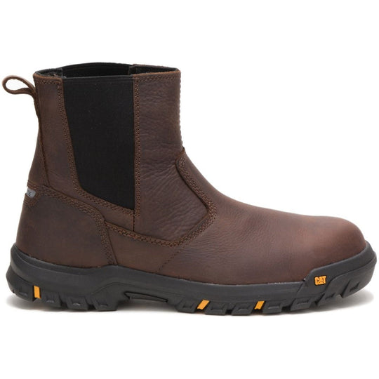 CAT Men's Wheelbase Steel Toe Work Boot - Clay - P91026 6 / Medium / Brown - Overlook Boots