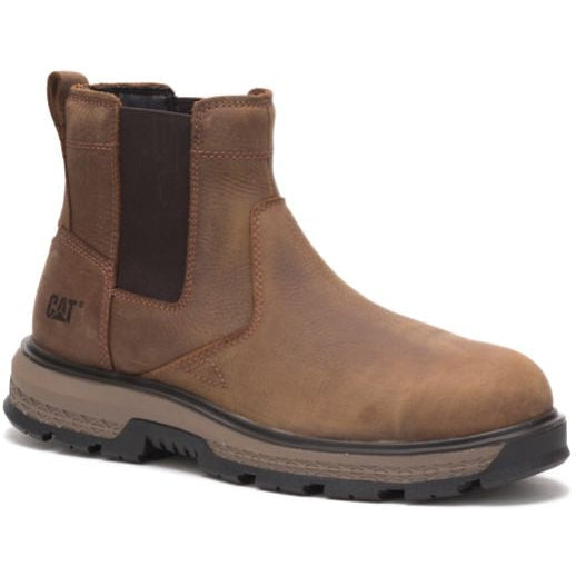 CAT Men's Exposition Alloy Toe Chelsea Work Boot - Pyramid - P91369  - Overlook Boots