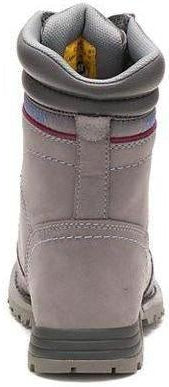 CAT Women's Echo Waterproof Steel Toe EH Slip Resistant Work Boot - Grey - P90565 - Overlook Boots
