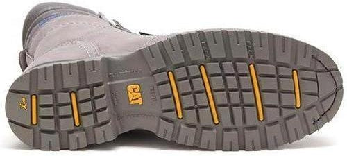 CAT Women's Echo Waterproof Steel Toe EH Slip Resistant Work Boot - Grey - P90565 - Overlook Boots