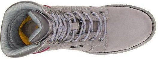 CAT Women's Echo Waterproof Steel Toe EH Slip Resistant Work Boot - Grey - P90565 - Overlook Boots