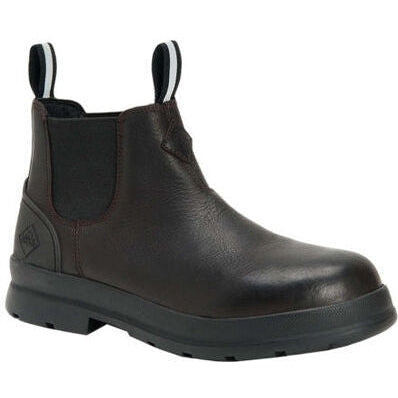 Muck Men's Chore Farm Leather Chelsea Waterproof Work Boot - Black - CCLP-900 - Overlook Boots