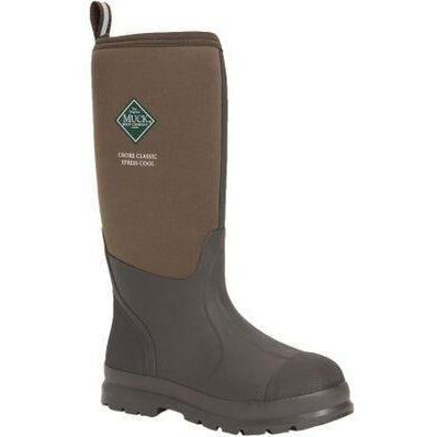Muck Men's Chore Classic Tall Xpresscool Waterproof Work Boot- Bark - CHHC-900 7 / Medium / Bark - Overlook Boots
