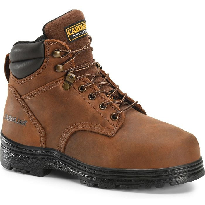 Carolina Men's Foreman 6" Steel Toe Waterproof Metguard Work Boot -Brown- CA3527 8 / Medium / Brown - Overlook Boots