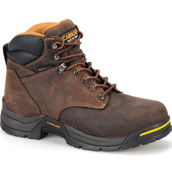 Carolina Men's Bruno Lo 6" Soft Toe Waterproof Insulated Work Boot -Brown- CA5021 - Overlook Boots