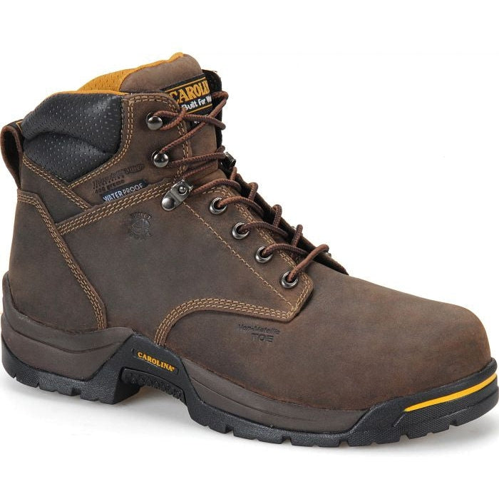 Carolina Men's Bruno Lo 6" Composite Toe Waterproof Insulated Work Boot -Brown- CA5521 - Overlook Boots