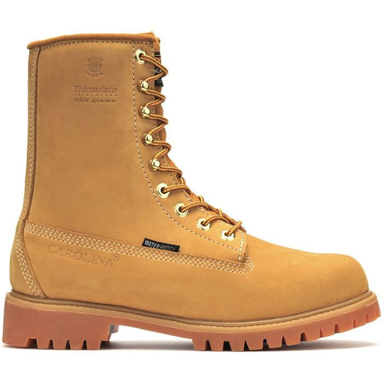 Carolina Men's Journeyman 8" Soft Toe Waterproof Insulated Work Boot -Yellow- CA7145 - Overlook Boots