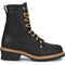 Carolina Men's Elm 8" Steel Toe Unlined Logger Slip Resistant Work Boot -Black- CA1825 7 / Medium / Black - Overlook Boots