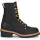 Carolina Men's Elm 8" Steel Toe Unlined Logger Slip Resistant Work Boot -Black- CA1825 7 / Medium / Black - Overlook Boots