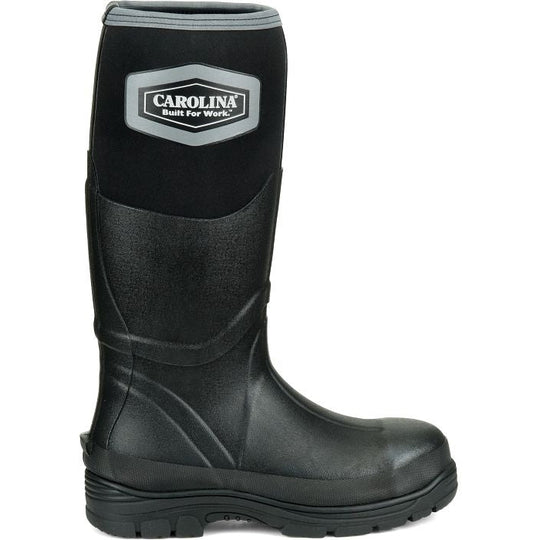 Carolina Men's Mud Jumper 16" Soft Toe Waterproof Rubber Boot -Black- CA2100 6 / Medium / Black - Overlook Boots