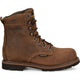 Carolina Men's Installer 8" Steel Toe Waterproof Slip Resisting Work Boot -Brown- CA3557 8 / Medium / Brown - Overlook Boots