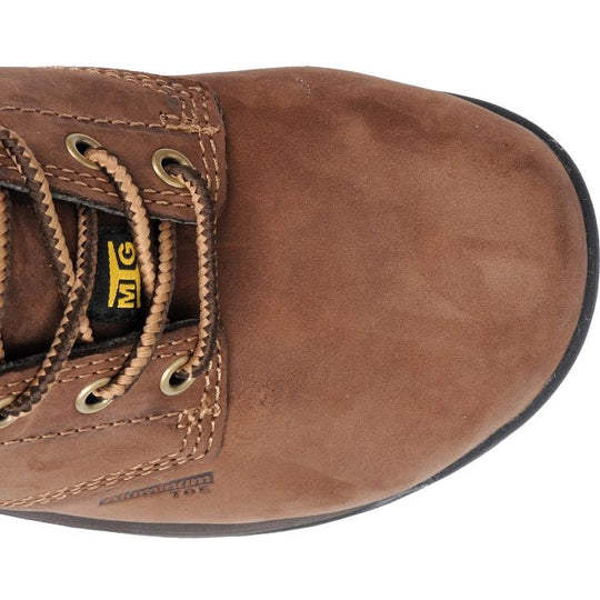 Carolina Women's Raleigh 5" Aluminum Toe Internal Metguard Work Boot - Brown - CA1428 - Overlook Boots