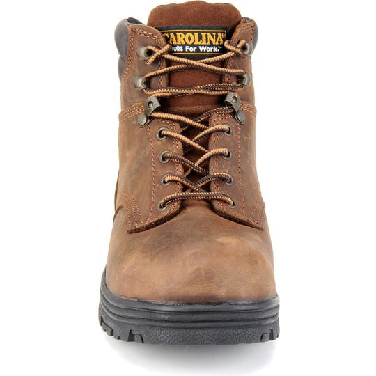 Carolina Men's Engineer 6" Soft Toe Waterproof Slip Resistant Work Boot -Brown- CA3026 - Overlook Boots