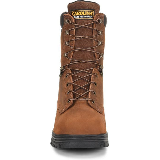 Carolina Men's Surveyor 8" Steel Toe Waterproof Slip Resistant Work Boot -Brown- CA3524 - Overlook Boots