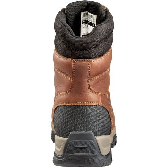 Carhartt Men's Ground Force 8" Composite Toe Waterproof Work Boot - Brown - CME8355 - Overlook Boots