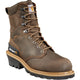 Carhartt Men's 8" Composite Toe Waterproof Logger Work Boots - Brown - CML8360 8 / Medium / Brown - Overlook Boots