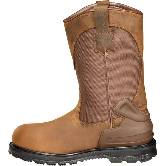 Carhartt Men's 11" Soft Toe Waterproof Wellington Work Boot - Brown - CMP1100 - Overlook Boots