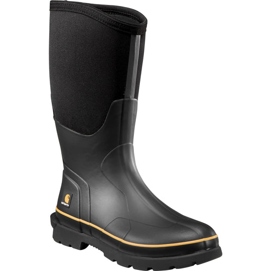 Carhartt Men's Mudrunner 15" Soft Toe Waterproof Rubber Work Boot- CMV1151 7 / Medium / Black - Overlook Boots