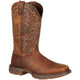 Durango Men's Rebel 12" Steel Toe Pull-On Western Work Boot - Brown - DB4343 7 / Medium / Brown - Overlook Boots