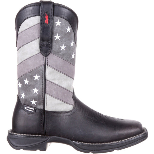 Durango Men's Rebel Faded Flag 12" Square Toe Western Boot - DDB0125  - Overlook Boots