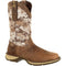 Durango Men's Rebel 12" Square Toe Pull-On Western Boot - Dusty Brown/Desert Camo - DDB0166 7 / Medium / Brown - Overlook Boots