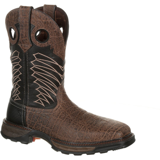 Durango Men's Maverick XP 11" Steel Toe Waterproof Western Work Boot - DDB0176 7 / Medium / Brown - Overlook Boots