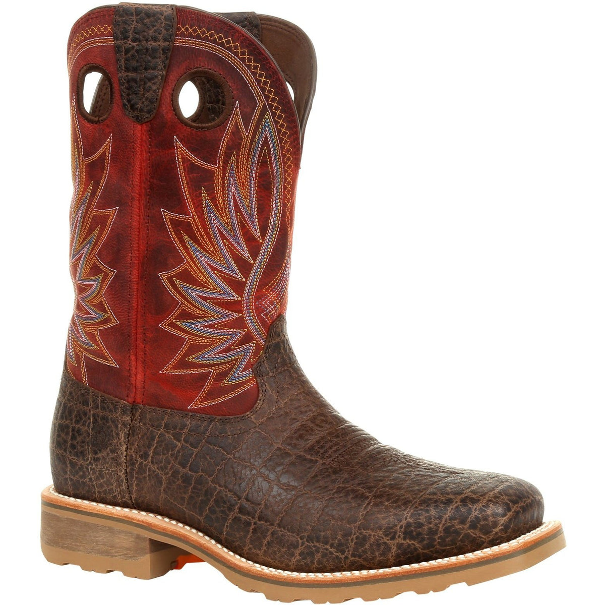 Durango Men's Maverick Pro 11" Steel Toe Waterproof Western Work Boot- DDB0301 7 / Medium / Brown - Overlook Boots