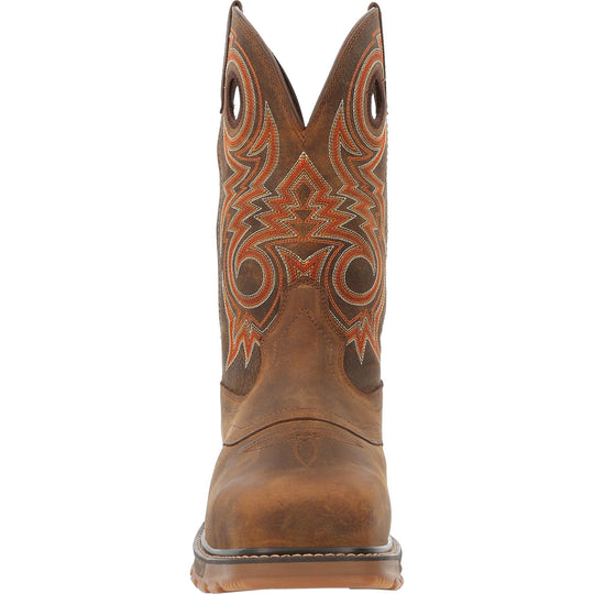 Durango Men's Maverick XP 11" Composite Toe Waterproof Western Work Boot - Burly Brown - DDB0365 - Overlook Boots