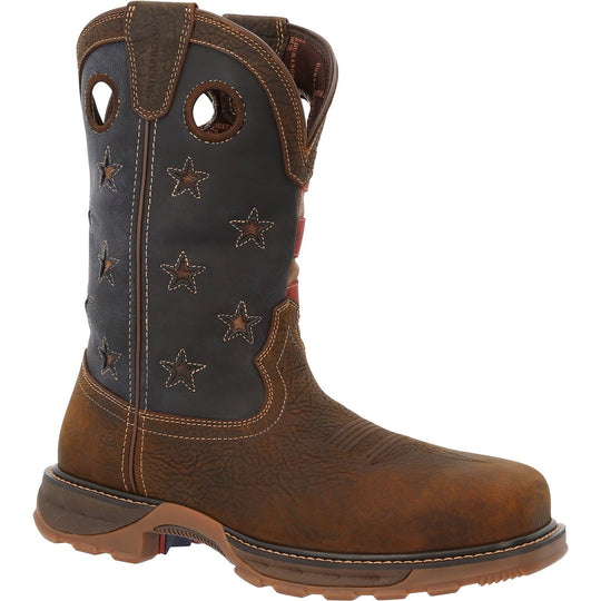 Durango Men's Maverick XP 11" Composite Toe Waterproof Western Work Boot - DDB0366 7 / Medium / Brown - Overlook Boots
