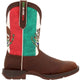 Durango Men's Rebel By Mexico Flag 11" Steel Toe Western Boot -Brown- DDB0431 6 / Medium / Brown - Overlook Boots