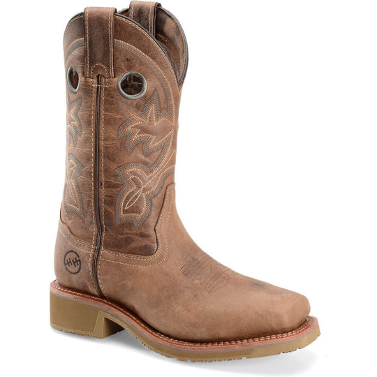 Double H Women's Haddie 11" Composite Toe Western Work Boot- Brown - DH2411 6 / Medium / Light Brown - Overlook Boots