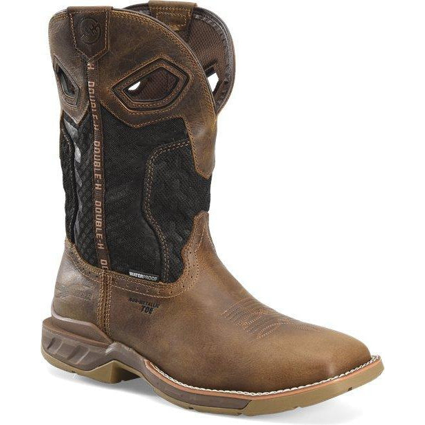 Double H Men's Phantom Rider Zenon 11" Composite Toe Waterproof Western Work Boot- Brown - DH5366 7.5 / Medium / Brown - Overlook Boots