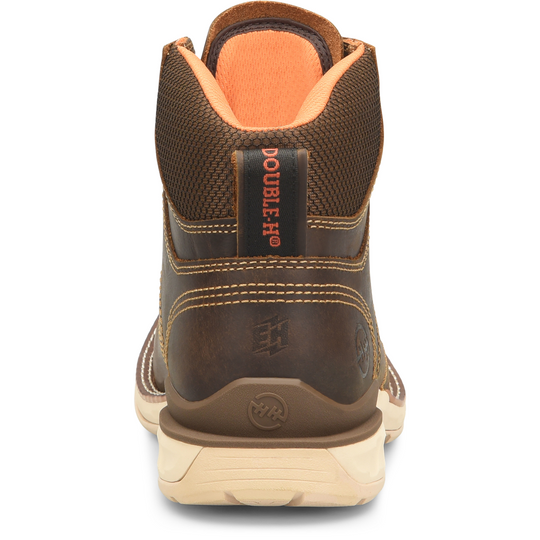 Double H Men's Phantom Rider Brunel 6" Composite Toe Western Work Boot - Brown - DH5375 - Overlook Boots