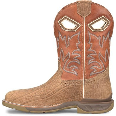 Double H Men's Phantom Rider 11" WD SQ Composite Toe Roper Work Boot -Brown- DH5377 - Overlook Boots
