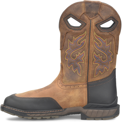 Double H Men's Rebunke 11" Composite Toe Waterproof Lug Roper Work Boot - Brown - DH5397 - Overlook Boots
