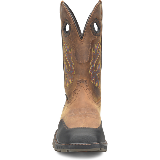 Double H Men's Rebunke 11" Composite Toe Waterproof Lug Roper Work Boot - Brown - DH5397 - Overlook Boots