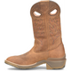 Double H Men's Feudal 12" U Toe Slip Resistant Western Work Boot - Brown - DH5421 - Overlook Boots