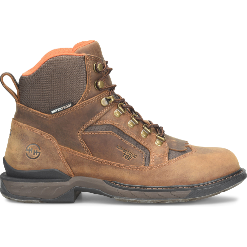 Double H Men's Phantom Rider Brigand 6" Composite Toe Waterproof Lacer Work Boot -Brown- DH5424 7.5 / Medium / Brown - Overlook Boots