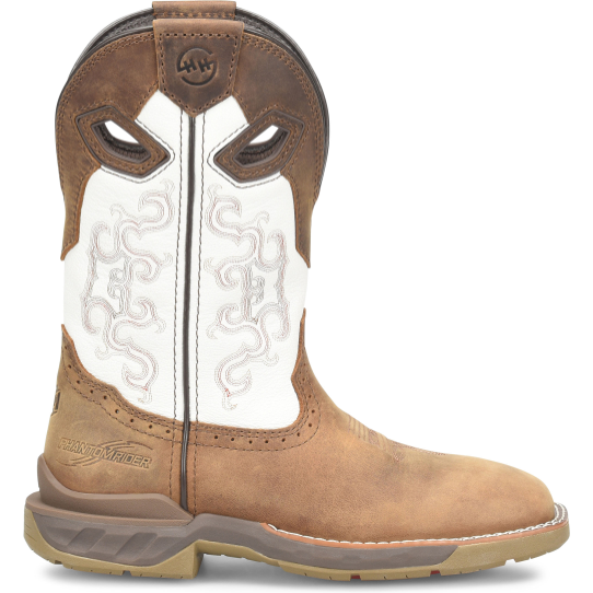 Double H Women's Phantom Rider Brave 10" Wide Square Toe Western Work Boot -Brown- DH5425 6 / Medium / Brown - Overlook Boots