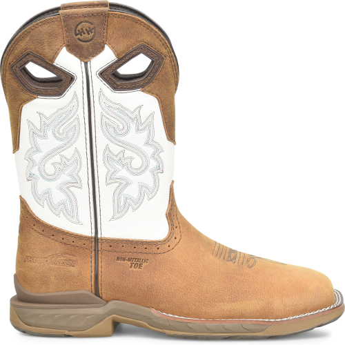 Double H Men's Aeon 11" Wide Square Toe Composite Toe Roper Work Boot -Brown- DH5426 7.5 / Medium / Brown - Overlook Boots