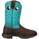 Durango Women's Lady Rebel 10" Steel Toe Western Boot- Brown - DWRD022  - Overlook Boots