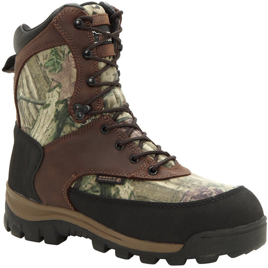 Rocky Men's Core 8" Waterproof 800G Pac Thinsulate Hunt Boot - Mossy Oak - FQ0004755 8 / Medium / Brown - Overlook Boots