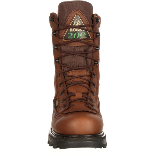 Rocky Men's BearClaw 9" Waterproof 200G Ins Outdoor Boot - Brown - FQ0009237 - Overlook Boots
