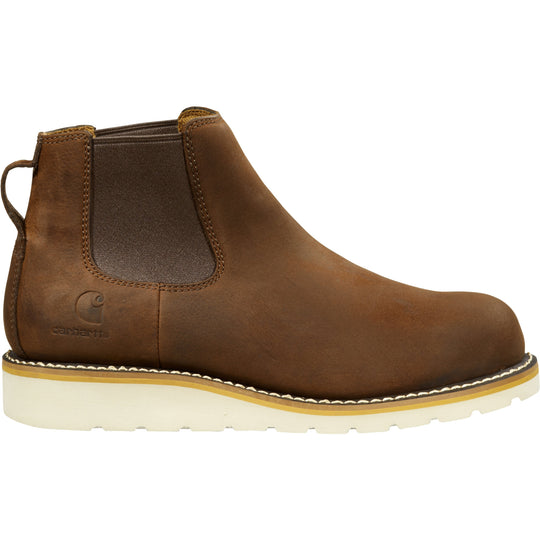 Carhartt Women's Chelsea 5" Soft Toe Wedge Work Boot- Brown - FW5025-W  - Overlook Boots