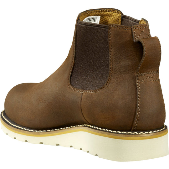 Carhartt Women's Chelsea 5" Soft Toe Wedge Work Boot- Brown - FW5025-W  - Overlook Boots