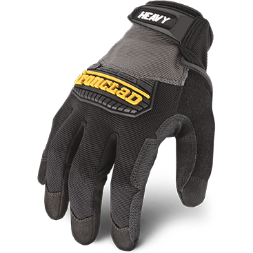 Ironclad Heavy Utility Guantes de Trabajo - Negro - HUG