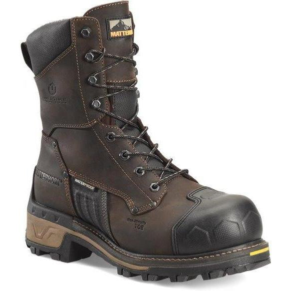 Matterhorn Men's Max 8" Composite Toe Waterproof Logger Work Boot Brown MT2560 8 / Medium / Brown - Overlook Boots