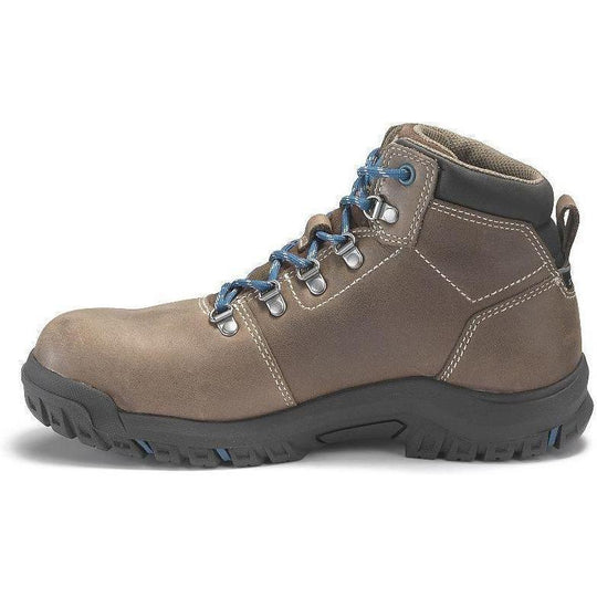 CAT Women's Mae Steel Toe Waterproof Work Shoe - Brown - P91012 - Overlook Boots