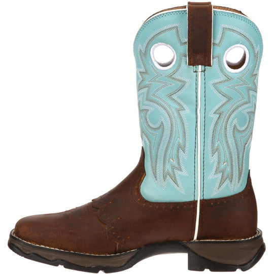 Durango Women's Lady Rebel Square Toe Western Boot - Brown - RD3471  - Overlook Boots