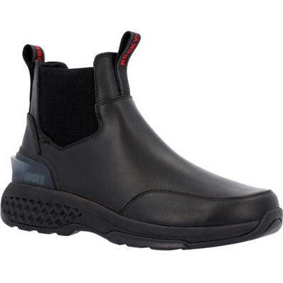 Rocky Men's Code Red Station 6" Slip On Work Boot -Black- RKD0115  - Overlook Boots